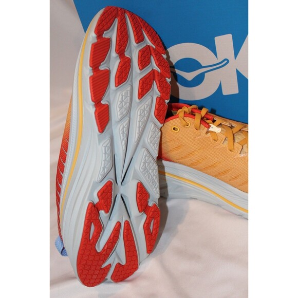 Hoka One One Men\'s Bondi X Running Athletic Sneakers FAYN ORANGE NWOB